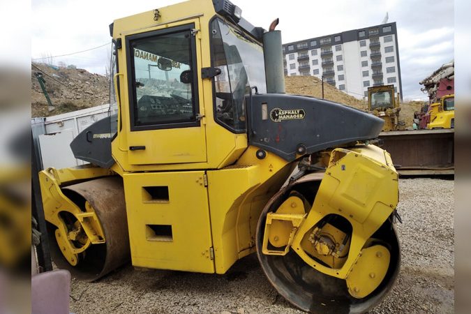used bomag roller
