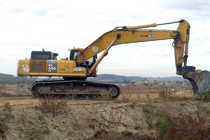 used komatsu excavator