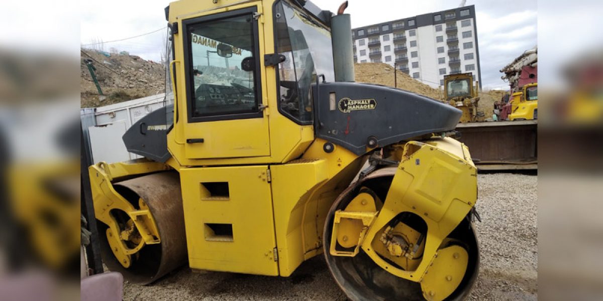 used bomag roller